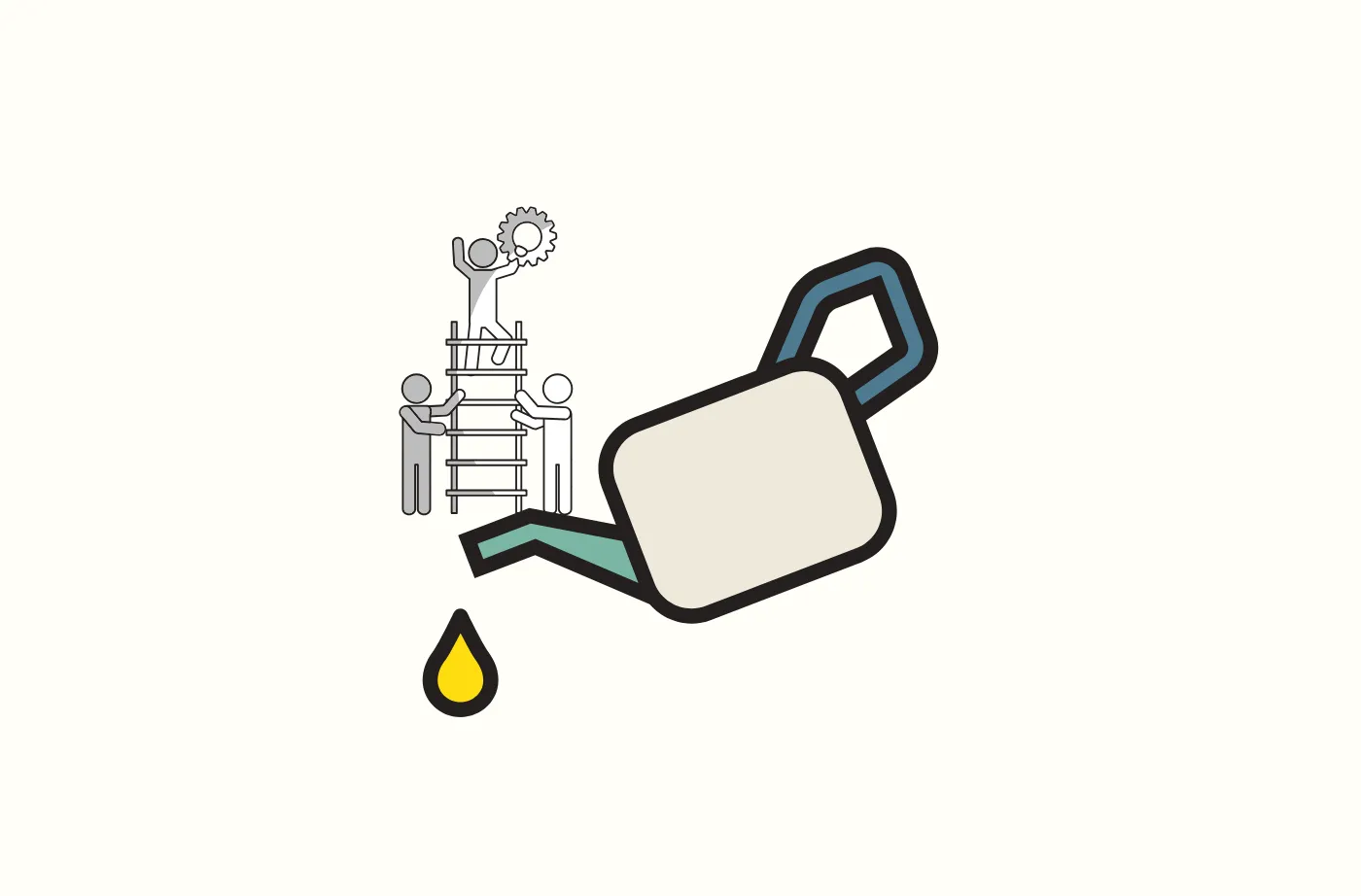 さらさらのレモン色の潤滑油を使用しましょう