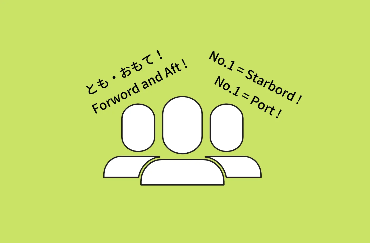 右舷と左舷、ともとおもて、どちらが優先?