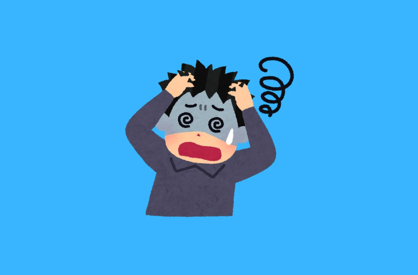 真夜中に部屋のドアを叩く音がして、眠れない...